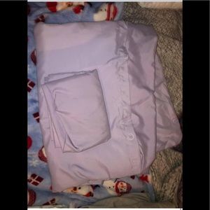 Lavender duvet cover and pillow case